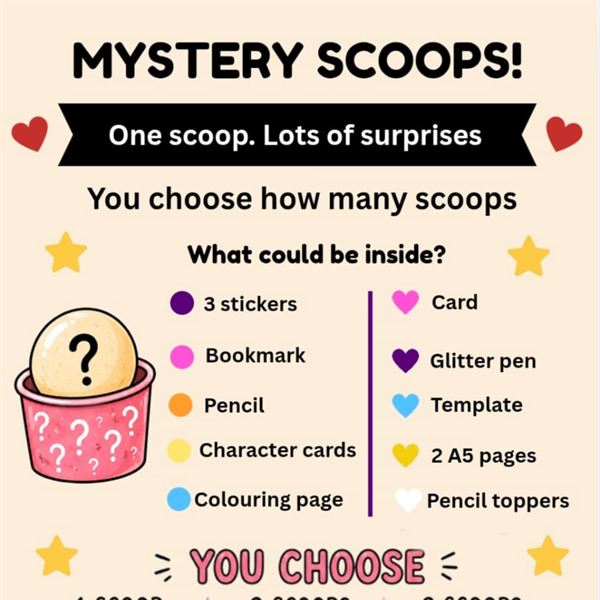 Mystery Scoops &mdash; one scoop, lots of surprises